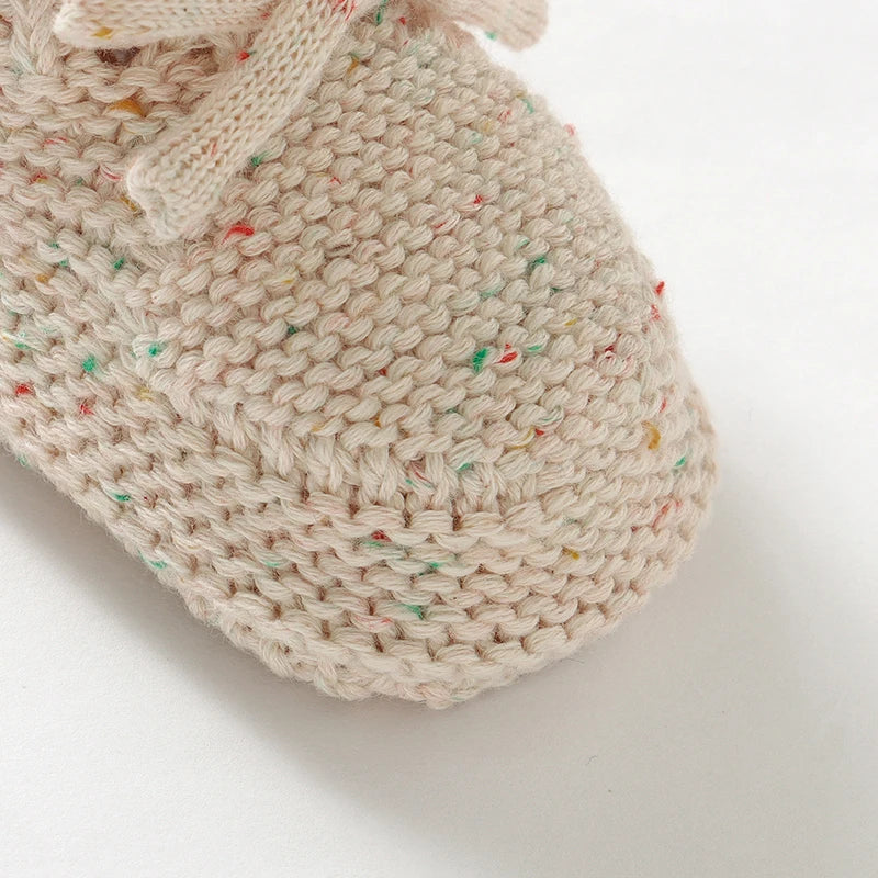 Newborn Boots Fashion Slip-On Knitted 0-18M Footwear