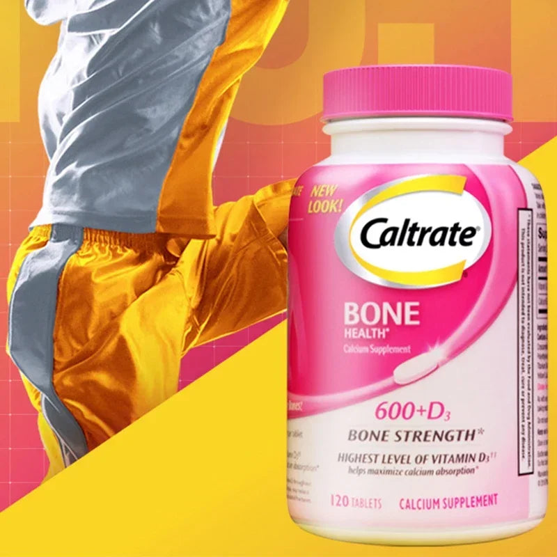1 Bottle Calcium Carbonate D3 Youth Calcium Tablet Vitamin D Young Men and Women Health Food