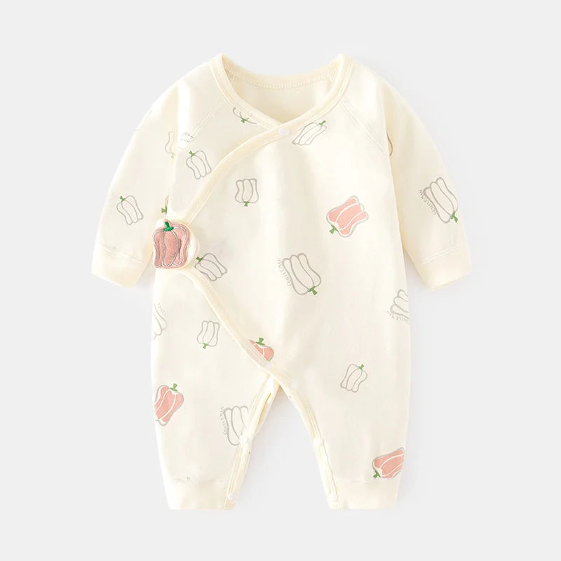 0-6Month Newborn Baby Girl Boy Cotton Soft Infant Jumpsuit