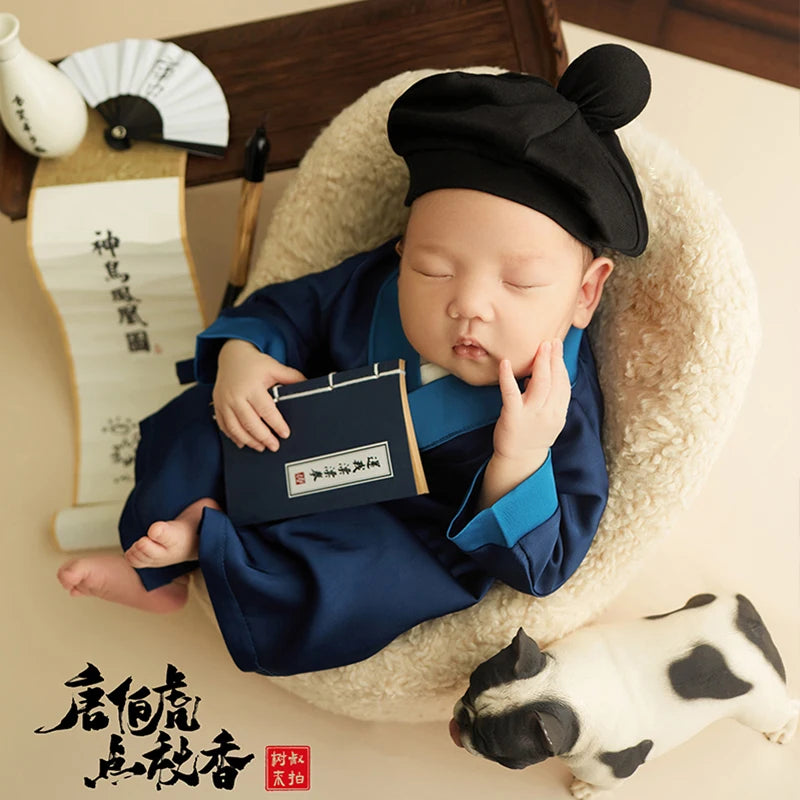 Newborn Photography Clothing Baby Ancient Custome Tang Bohu Theme