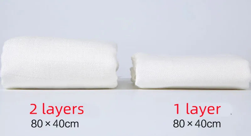 5pcs/lot 100% Cotton Baby Gauze Diapers For Newborn