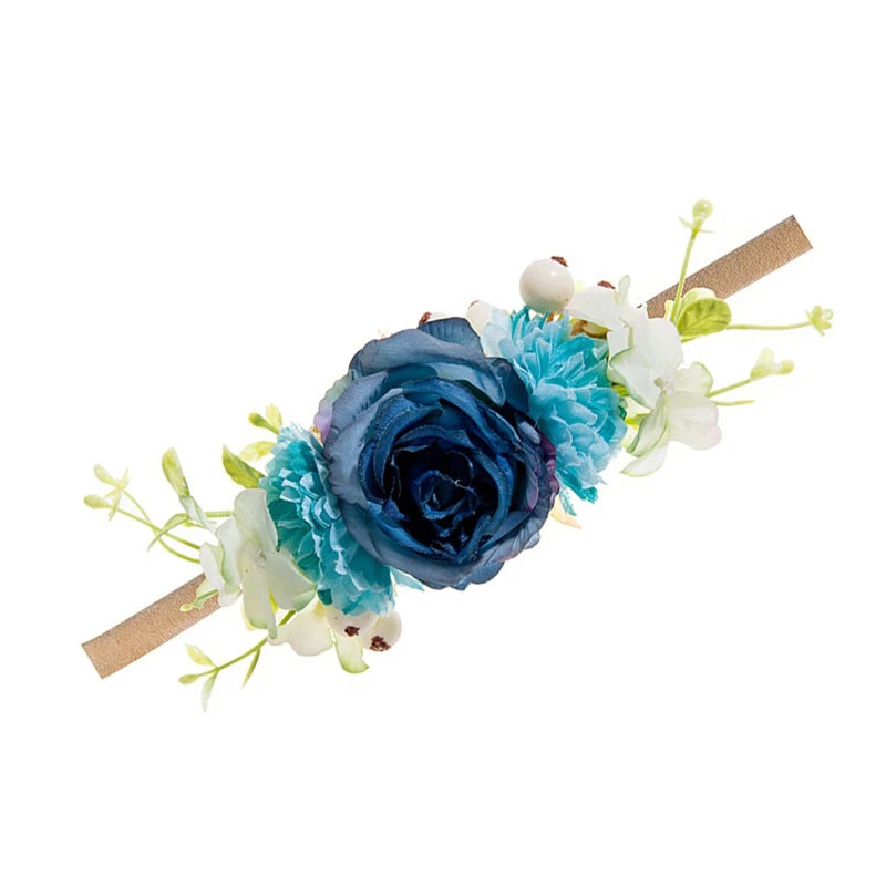 Fashion Flower Nylon Headbands Hair Bands Accessories