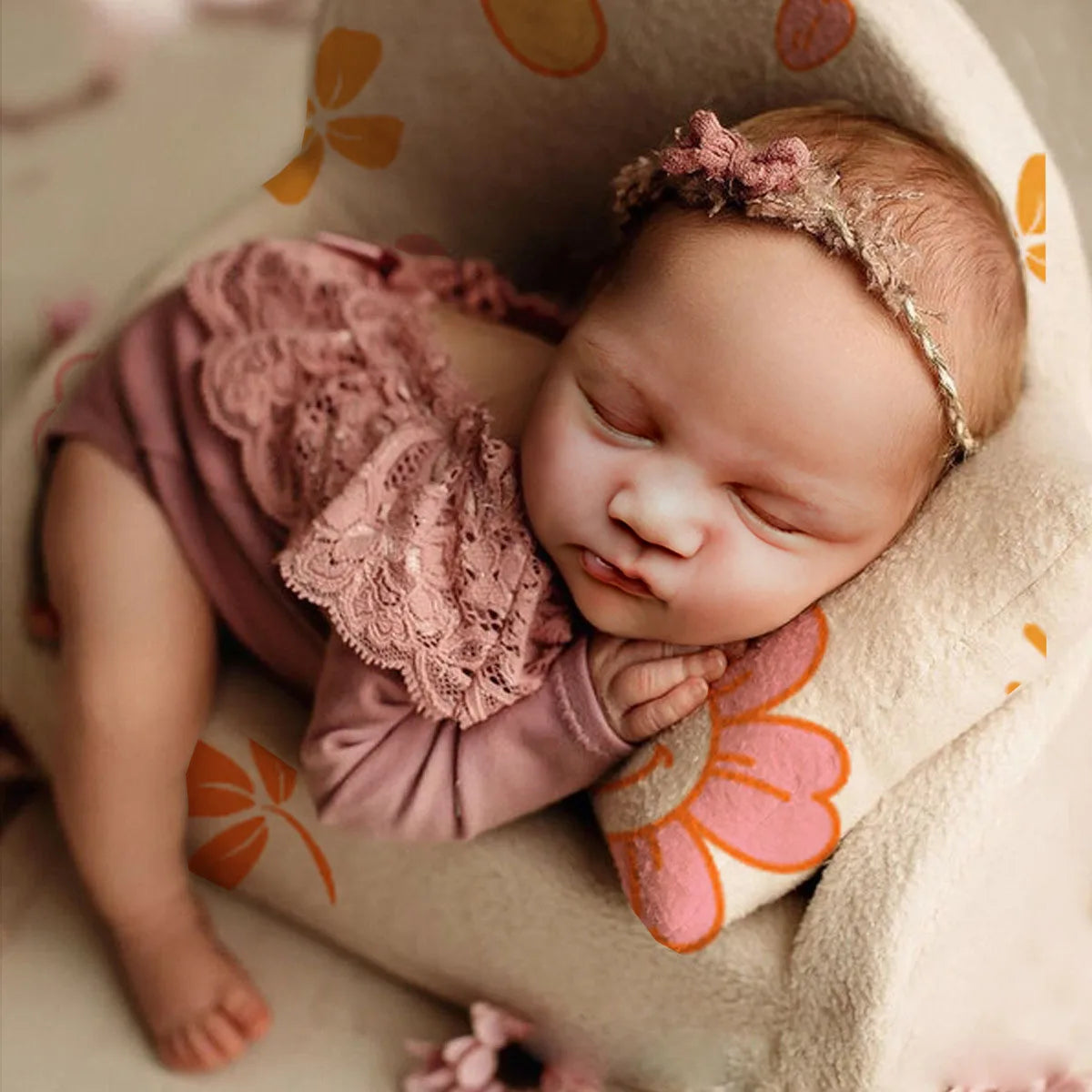 Newborn Baby Lace Bodysuit Photography Clothing Props