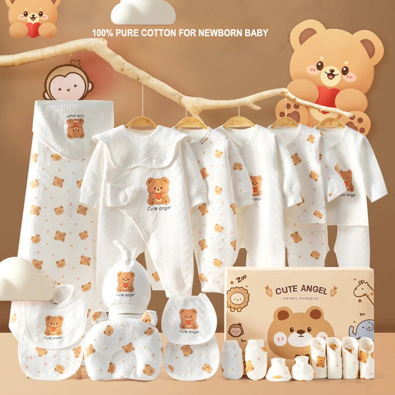 21/24/25pieces/0-3Months Newborn Baby Clothing 100% Cotton Without Box