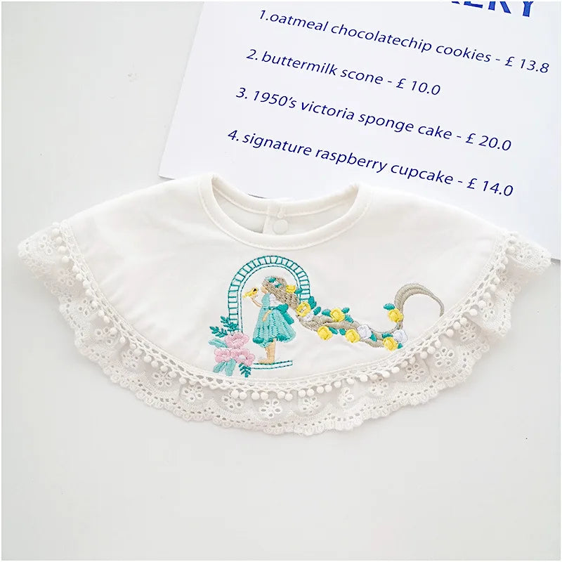 Korean Style Newborn Baby Bibs Cotton Cute Saliva Towel