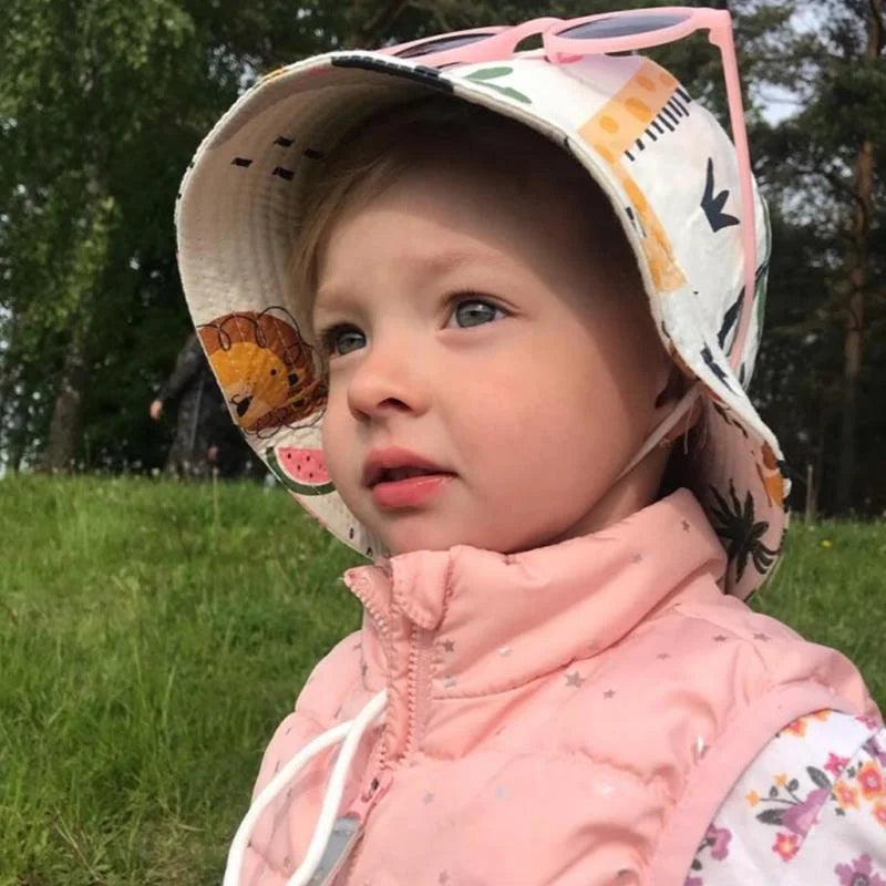 Summer Panama Baby Cartoon Fisherman Hat