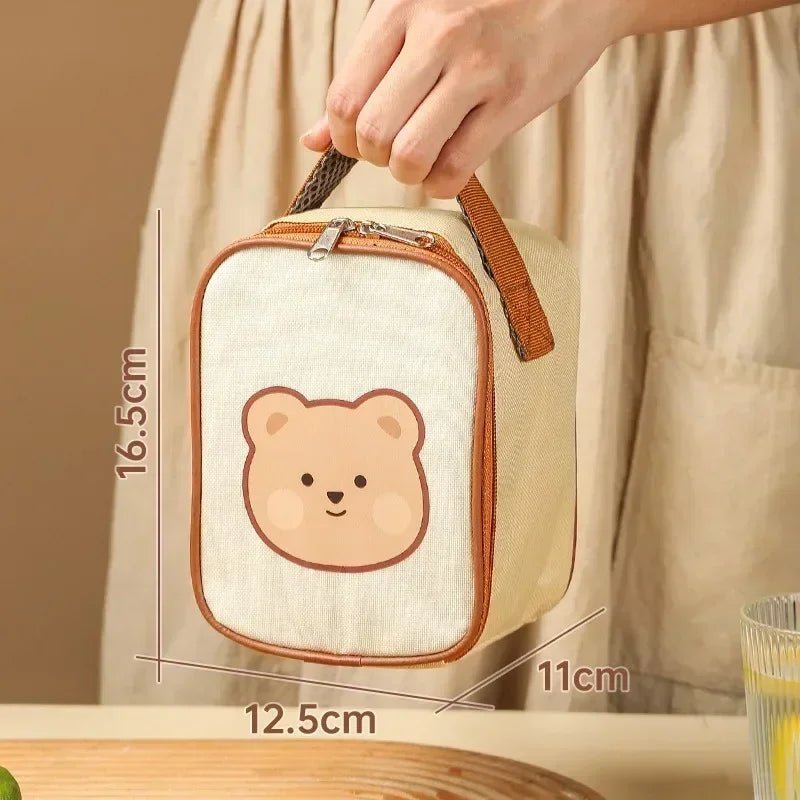 530ML Vacuum Thermal Lunch Box with Spoon Portable Stainless Steel Thermos Soup Panda Cup Food Container Bento Box for Kids