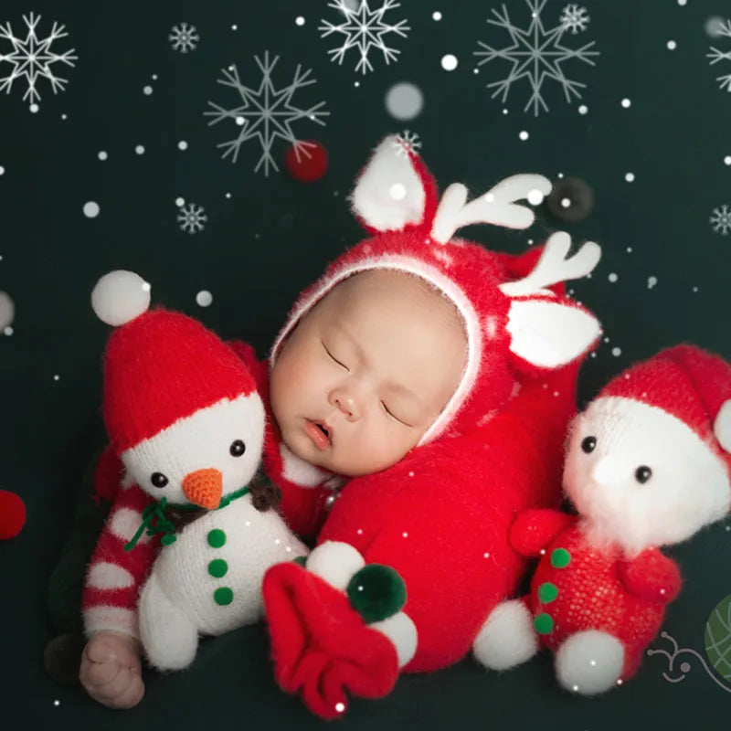 ❤️Christmas Clothing Cute Baby Photo Props