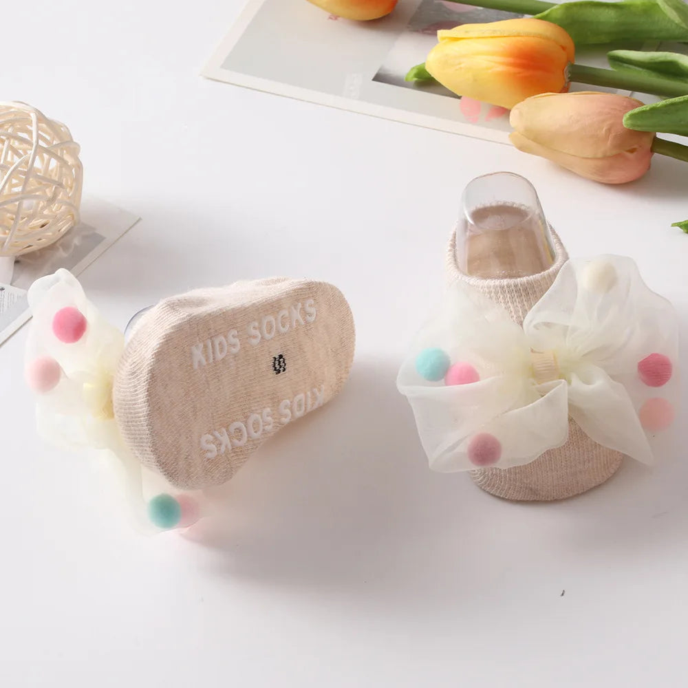 Pink Baby Lace Infant Socks Accesories