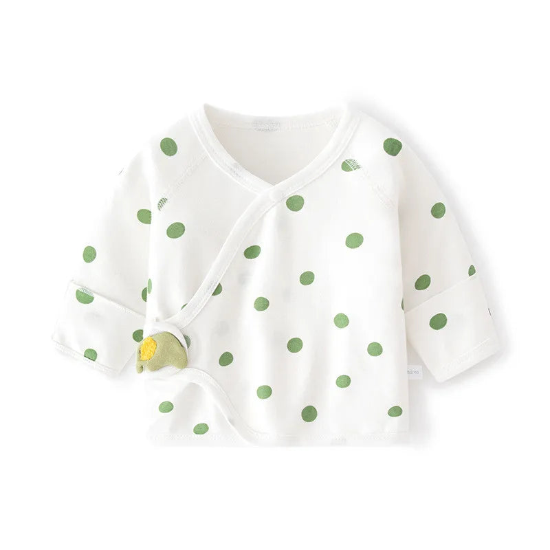 Newborn clothes baby underwear boneless pure cotton tops