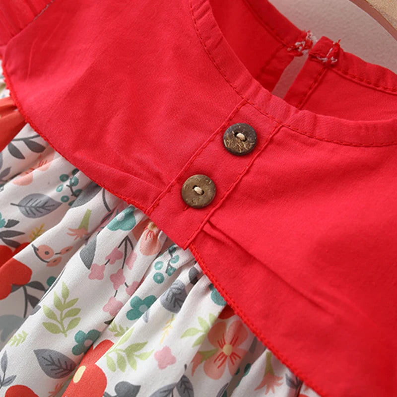 2Piece Set Summer Toddler Dresses For Girls Korean Fashion