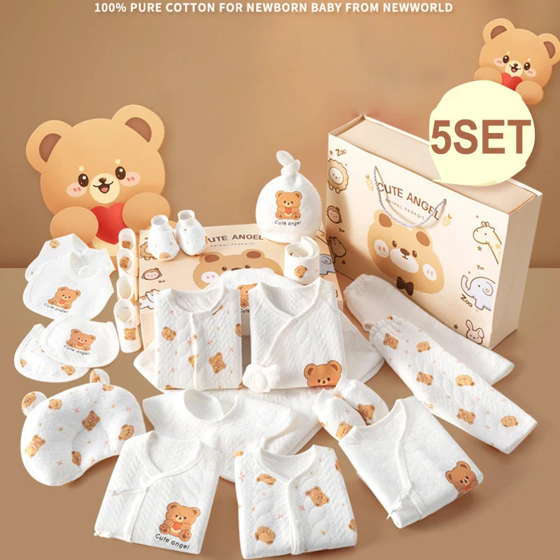 21/24/25pieces/0-3Months Newborn Baby Clothing 100% Cotton Without Box