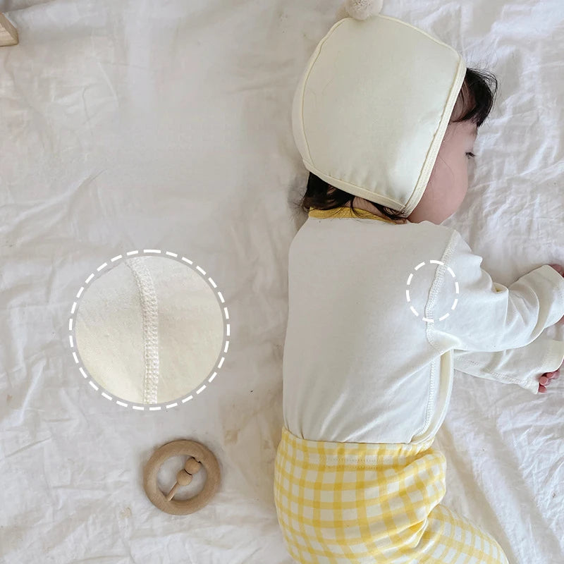 2024 Korean Outfit Set Cotton Pajamas 0 To 24 Months
