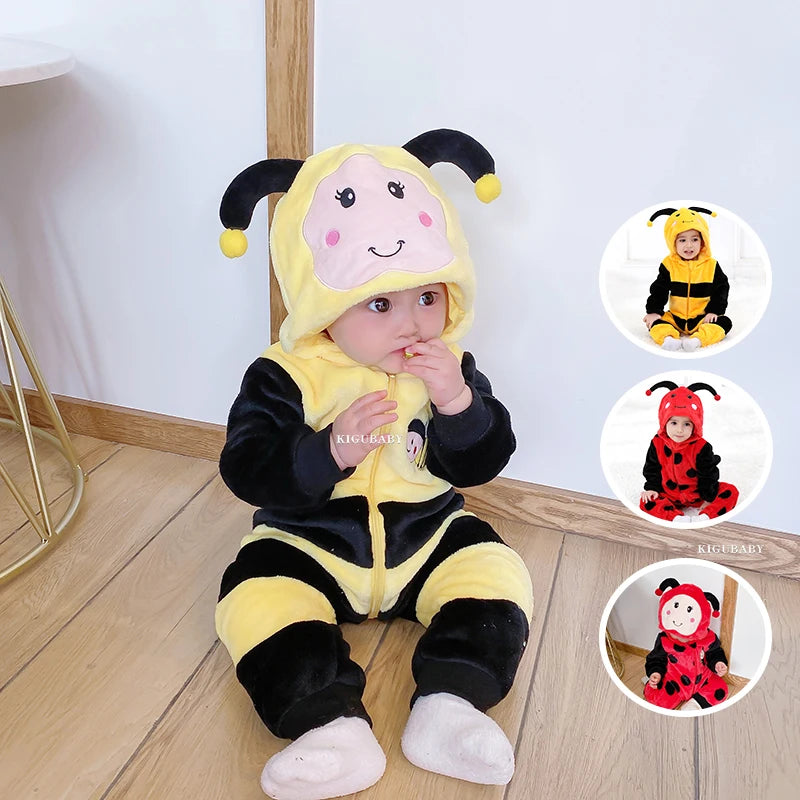 Animal Bee Newborn Baby Cosplay Costume Playsuit
