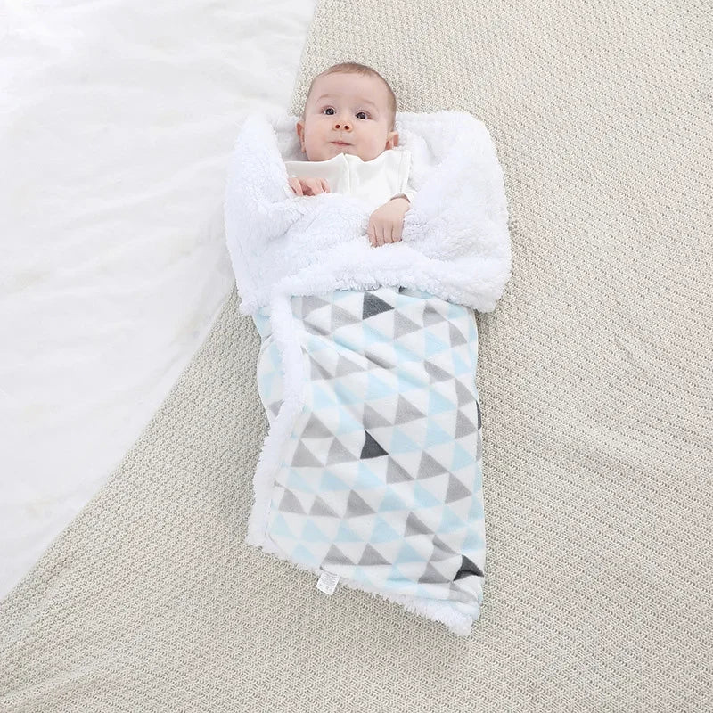 Velvet Thickened Double Layer Soft Comfort Baby Blanket
