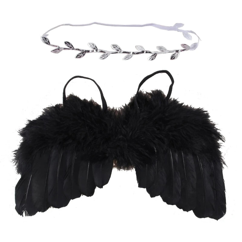 Baby Angel Wing with Headband Photo Shooting Accessories