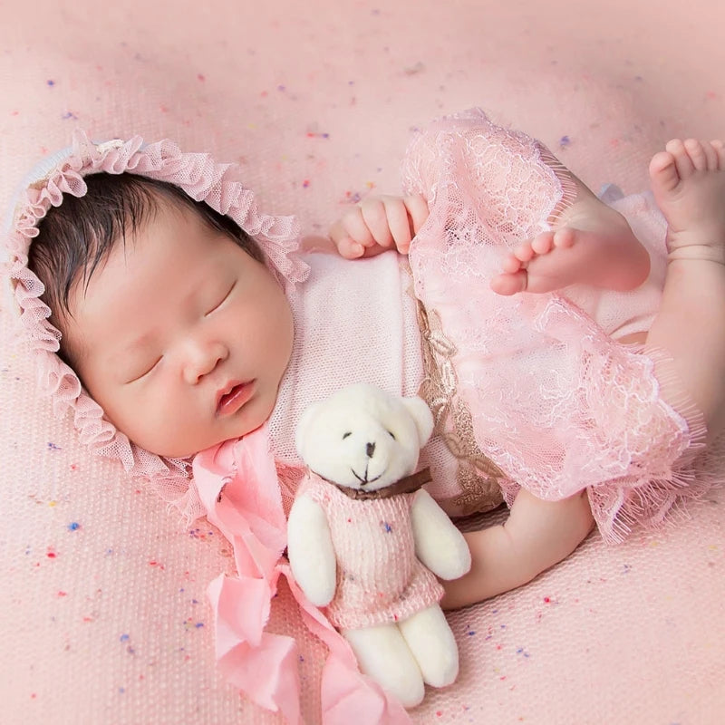2Pcs/Set Baby Hat+Romper Newborn Photography Props