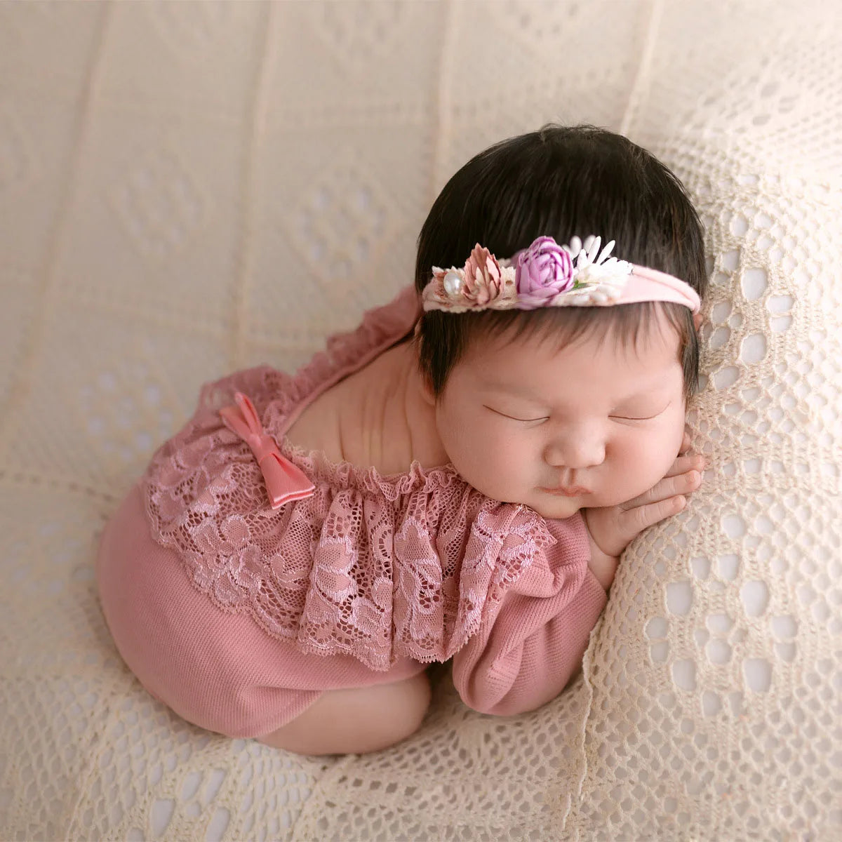 Newborn Baby Lace Bodysuit Photography Clothing Props