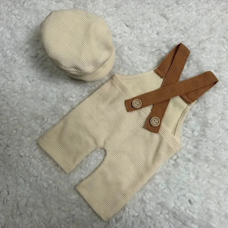 Newborn Photography Props Baby Gentleman Romper Suits