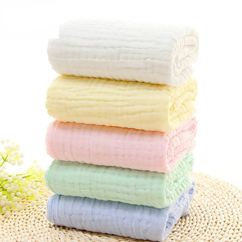 6 Layers 105*105cm Pure Cotton Bubble Muslin Blanket
