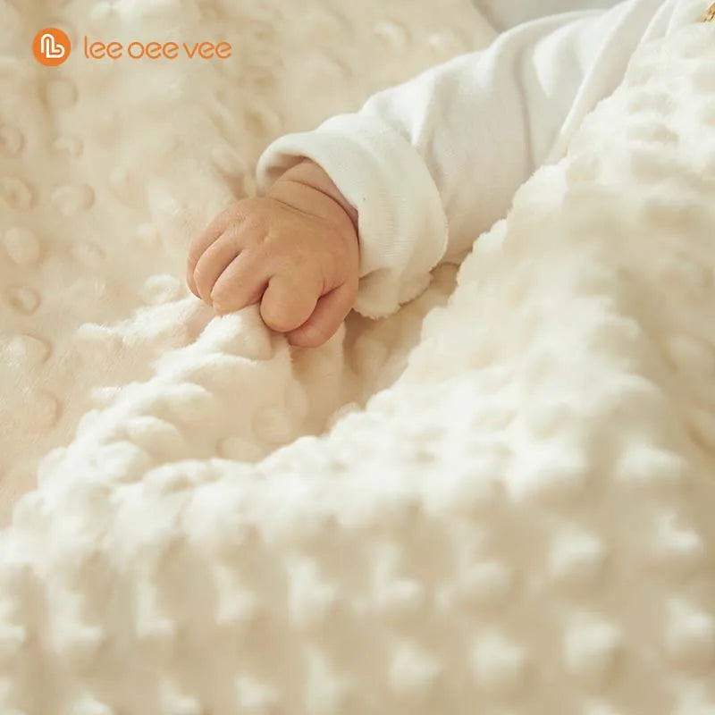 Baby blanket Cute Ultra-Soft Fluffy Fleece Soft Cotton