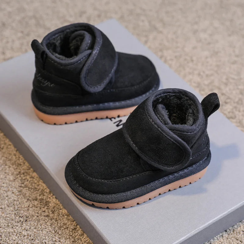 Babaya Baby Snow Boots Boys Plush Cotton Shoes