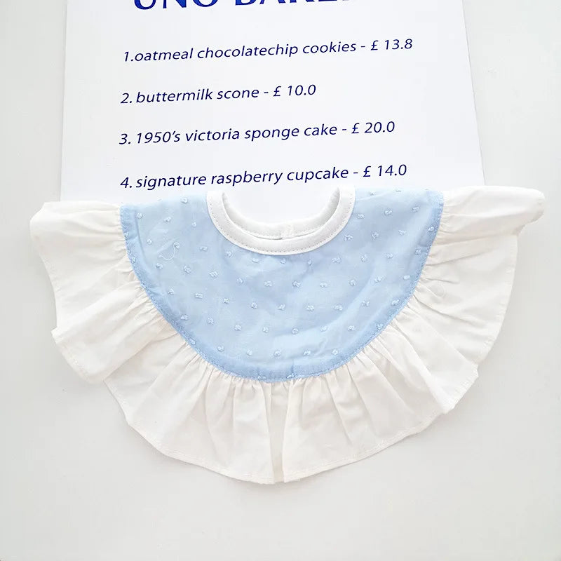 Korean Style Newborn Baby Bibs Cotton Cute Saliva Towel