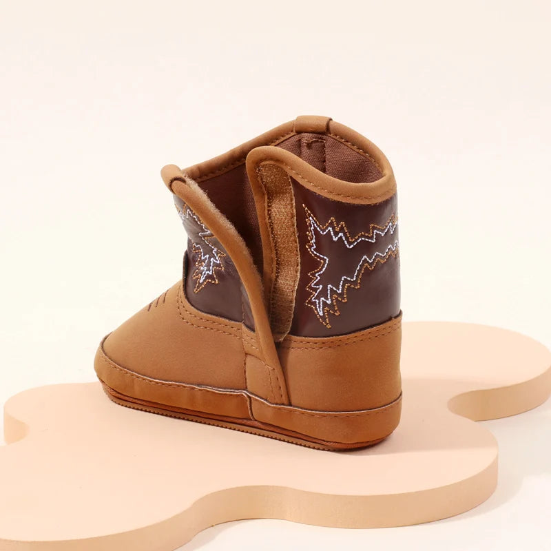 Baby Little Boots Soft PU and Cotton High Quality 2024 New Style