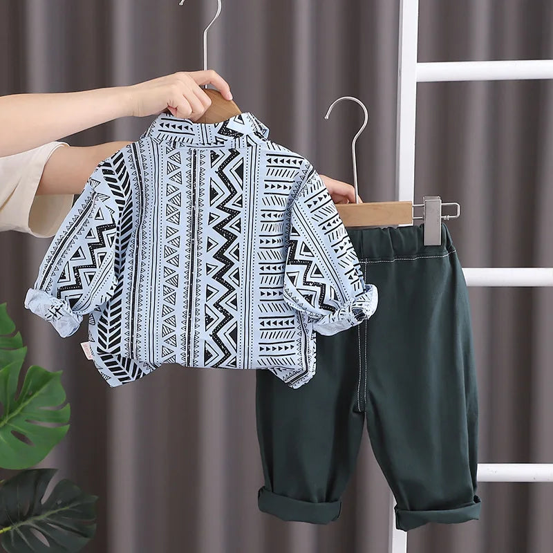 Luxury Baby Boy Clothes 12 to 24 Months Vintage Patchwork Sets