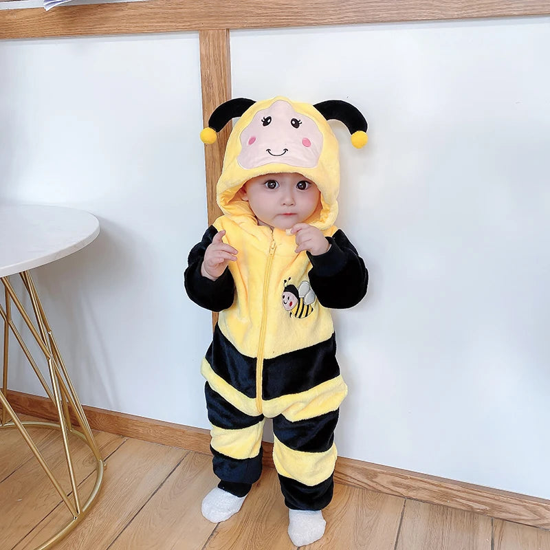 Animal Bee Newborn Baby Cosplay Costume Playsuit