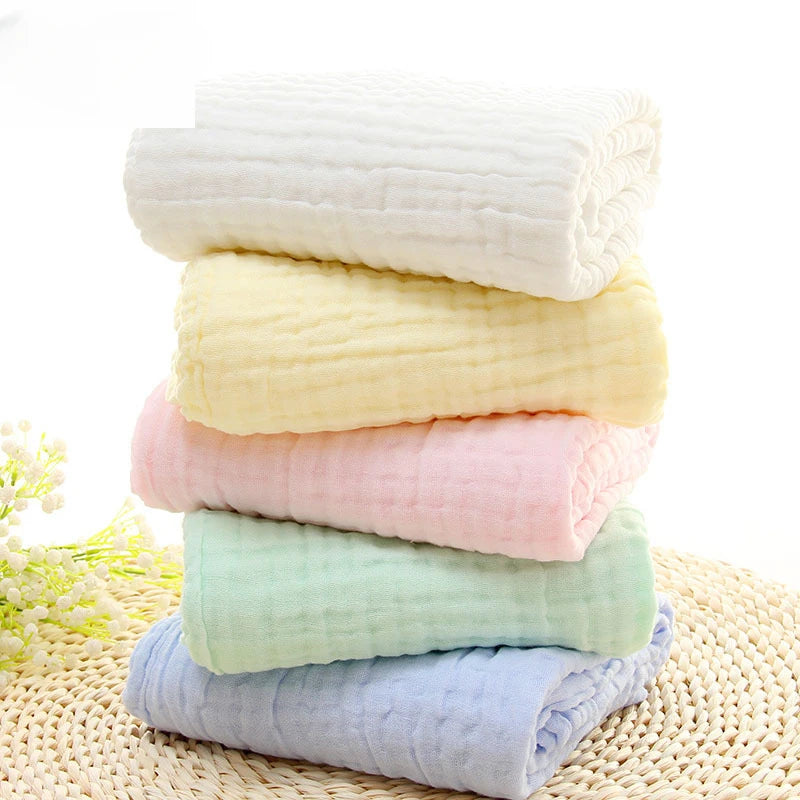 6 Layers 105*105cm Pure Cotton Bubble Muslin Blanket