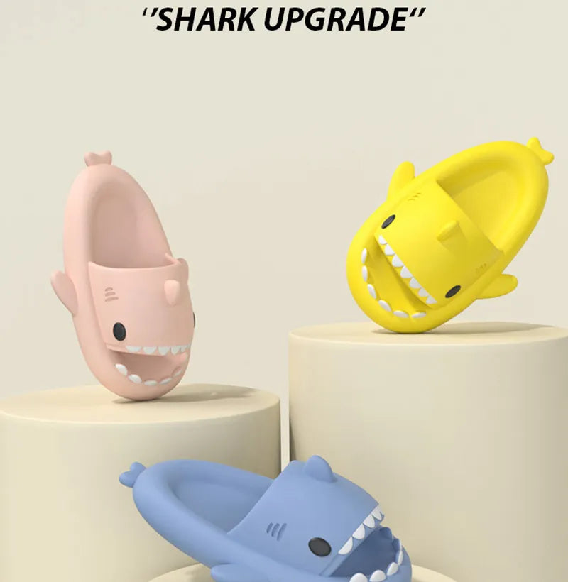 Slippers Shark Flip Flops Soft Sole Cartoon Slipper