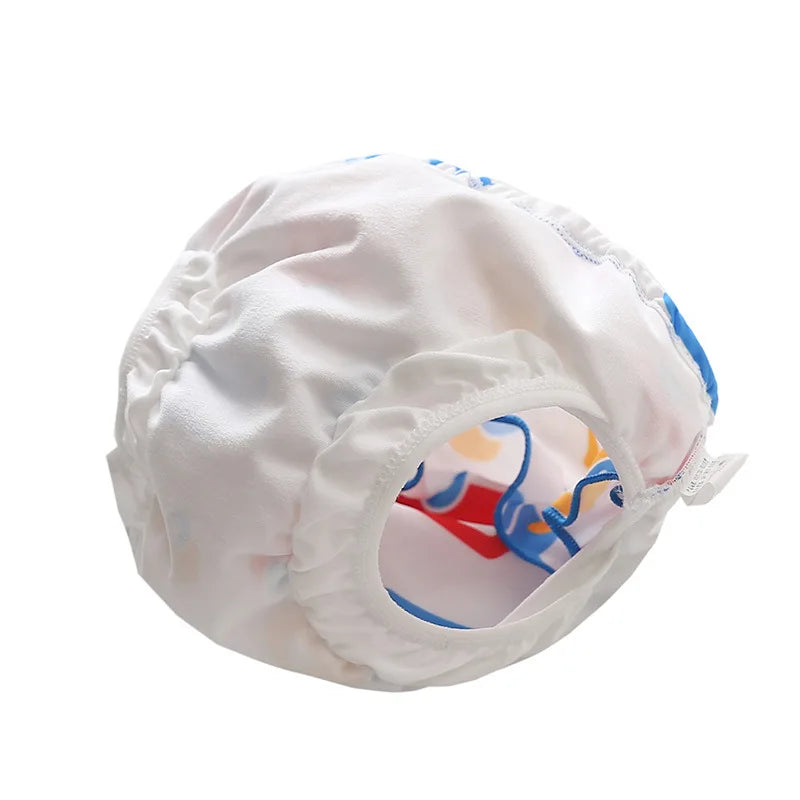 Baby Cloth Diaper Cartoon Print Nappy Training Pants Water Proof