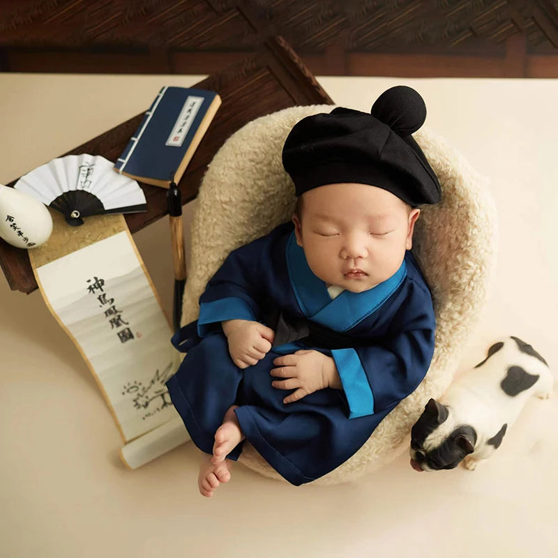 Newborn Photography Clothing Baby Ancient Custome Tang Bohu Theme
