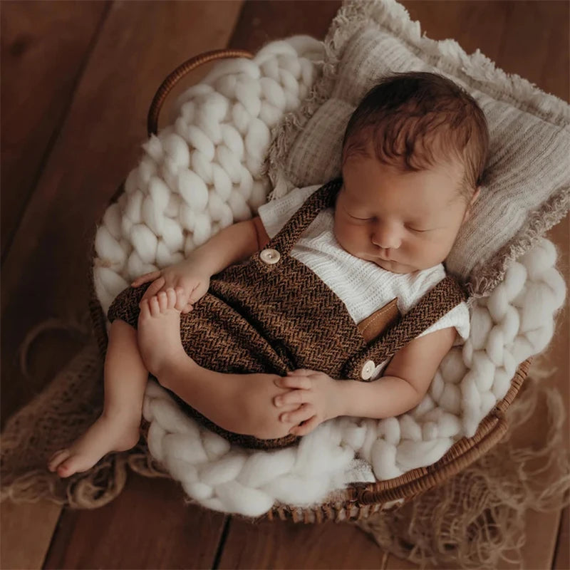 Baby Photography Clothing Sets 3pcs Gentleman Outfit British Style
