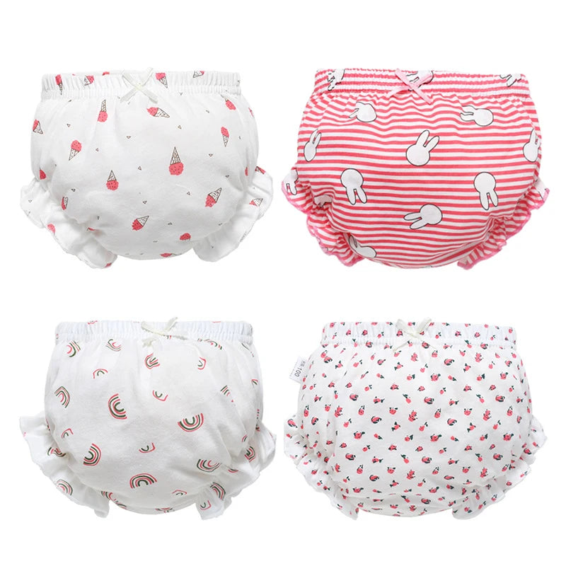 3 Piece/Lot Kids 100%Cotton Panties Baby Infant