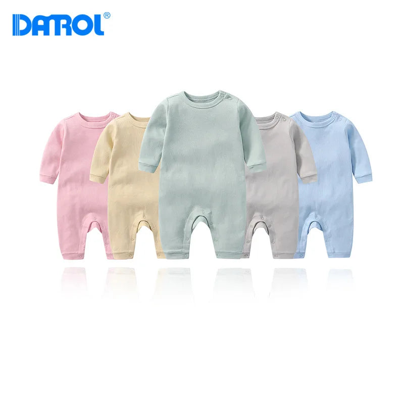 Spring 2024 Infant Jumpsuit Solid Color Comfort Cotton