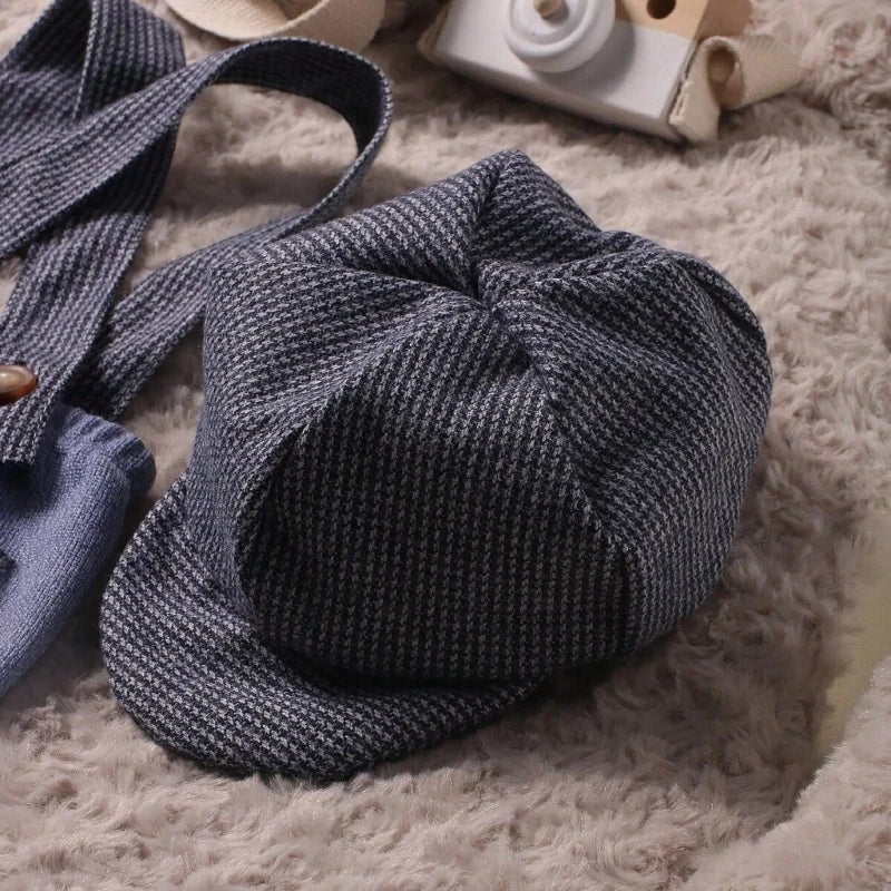 2pcs Baby Long Pants Vintage Hat Photo Romper
