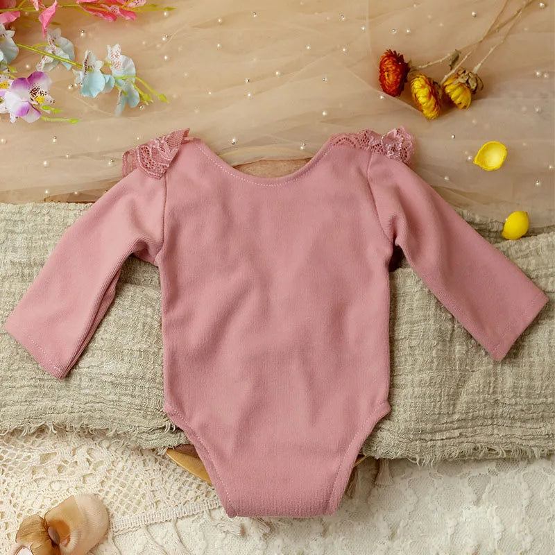 Newborn Baby Lace Bodysuit Photography Clothing Props