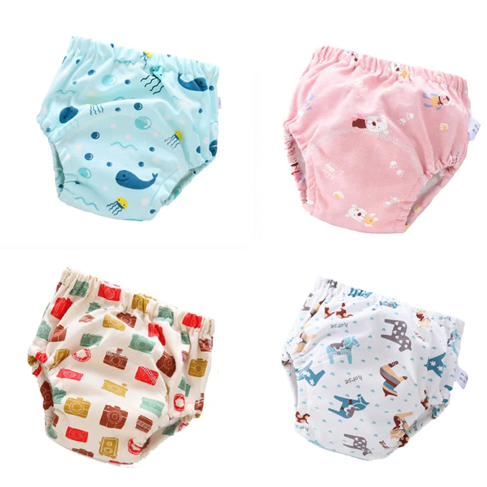 Infants Diapers Baby Washable 6 Layer Soft Cloth 0-3years