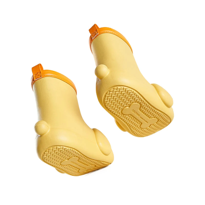 Puppy rain boots non-slip toddler baby water shoes