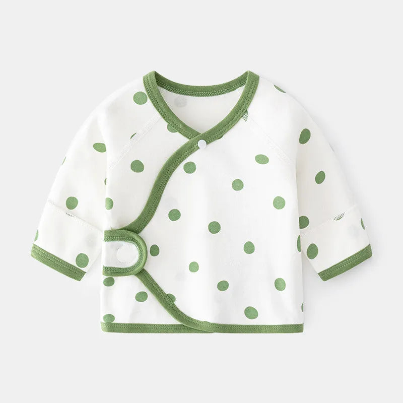 Newborn clothes baby underwear boneless pure cotton tops