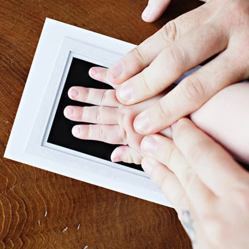 Newborn Baby DIY Hand And Footprint Kit Ink Handprint Baby Shower Gift