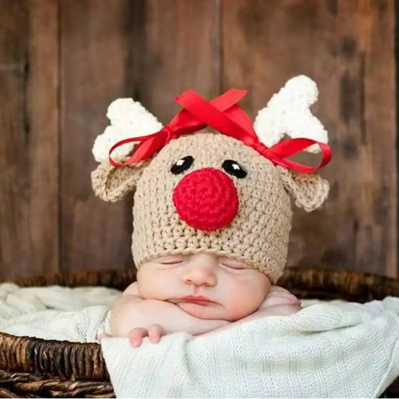 Hand Knitted Lovely Baby Cartoon Hat Infant