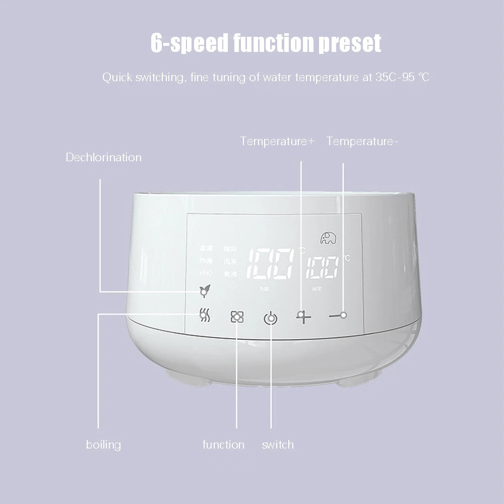 1.2L Infant Thermostatic Milk Regulator Baby Kettle Keep Warm 24 Hours Hot Water Smart Insulation Pot Milk Powder Warmer