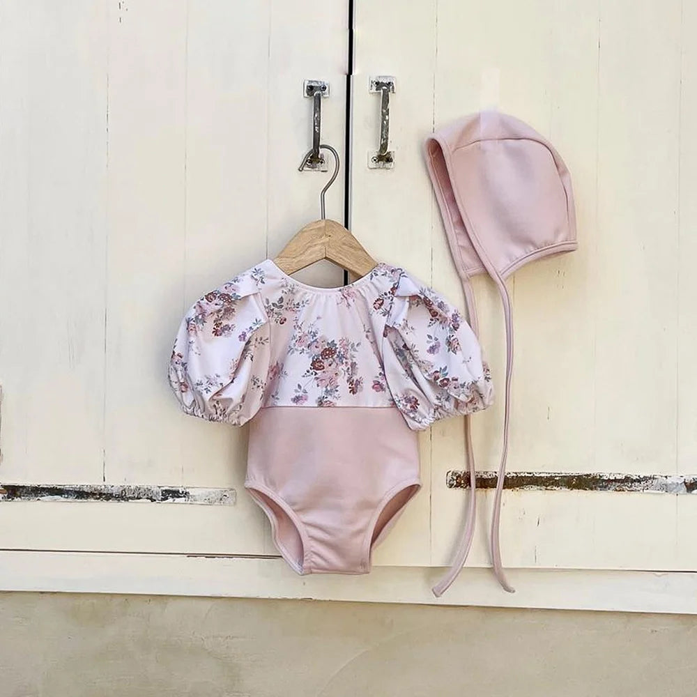 0-24Months Baby Swimsuit Beachwear Cute Floral