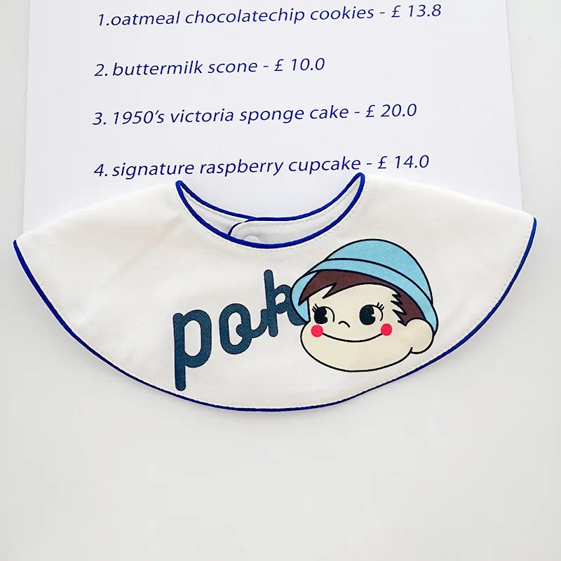 Korean Style Newborn Baby Bibs Cotton Cute Saliva Towel
