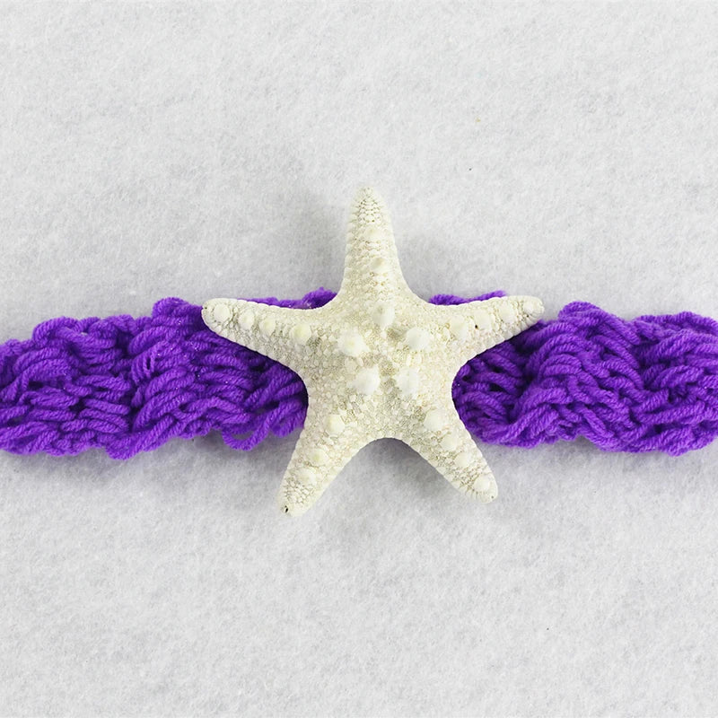 New Baby Girl Knitted Mermaid Costumes Tutu Mesh Lace