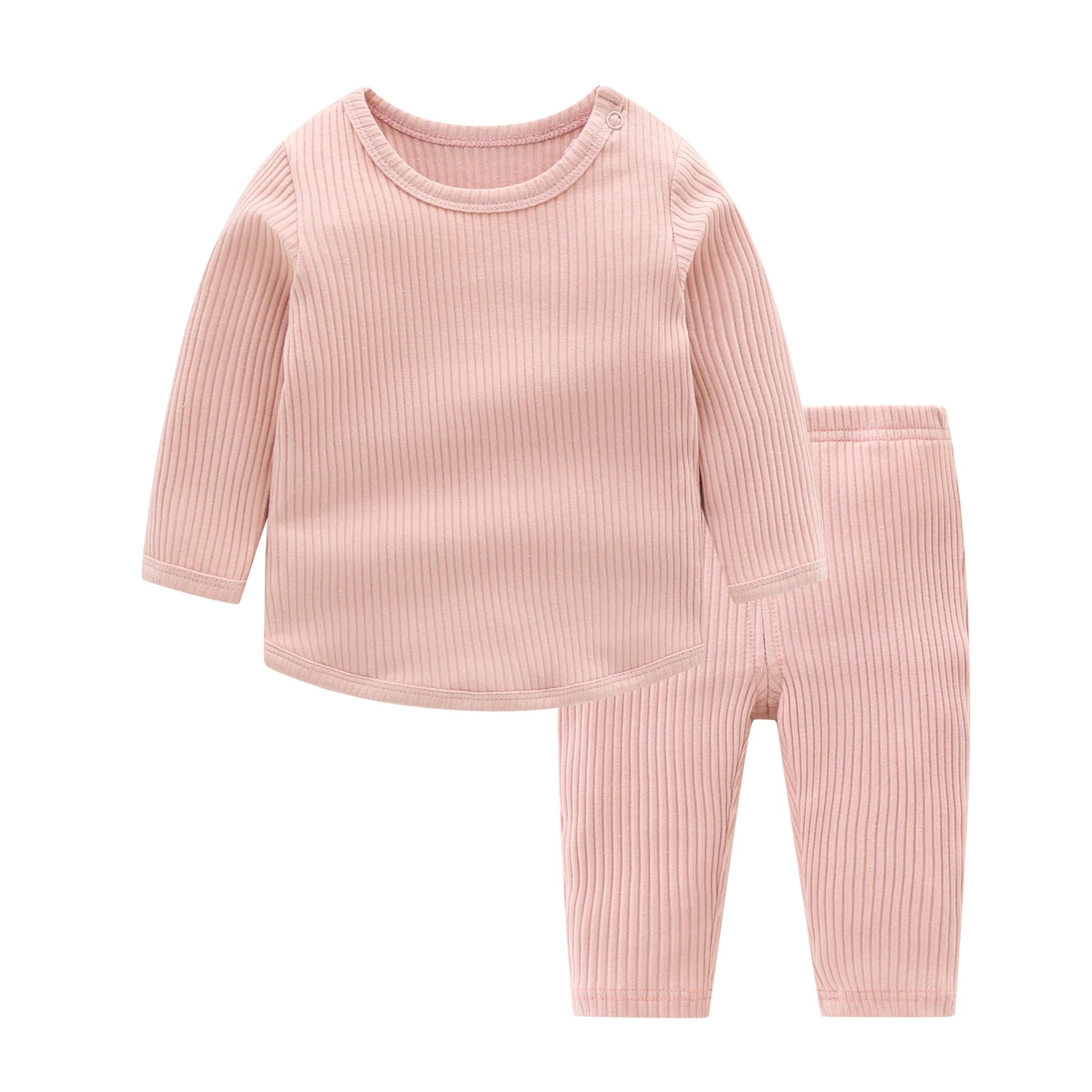 New Baby Soft Cotton Underwear Solid Long Sleeves 6-24Month