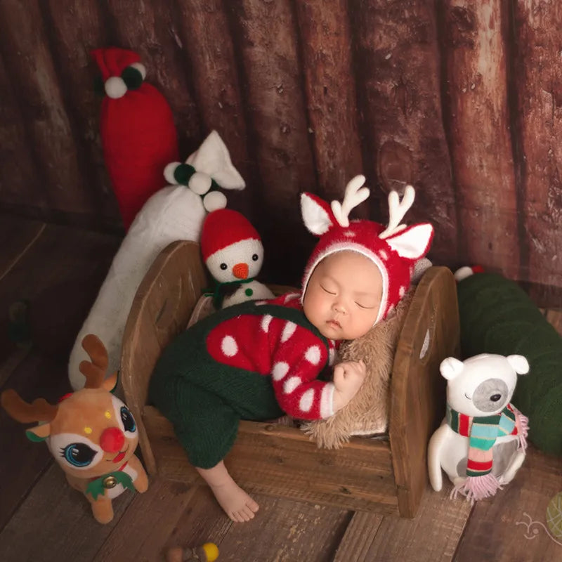 ❤️Christmas Clothing Cute Baby Photo Props